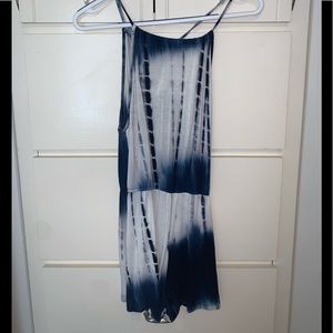 white and blue the dye romper! So ADORABLE